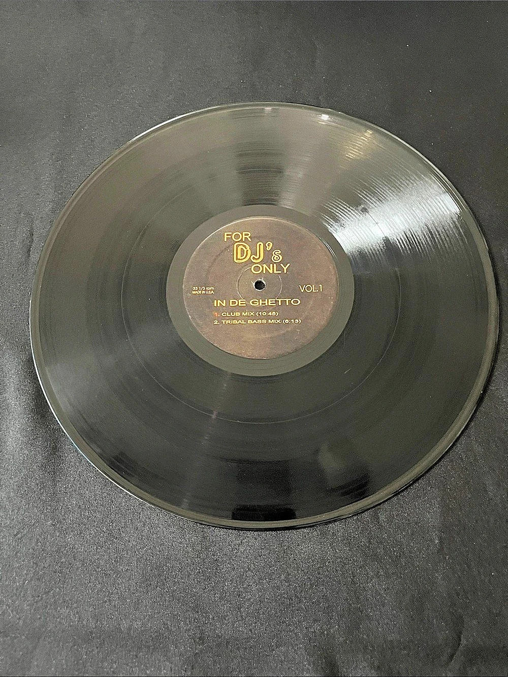 "For DJ's Only (Vol. 1) - In De Ghetto" Vinyl Record - Picture 4 of 4